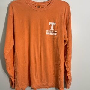 Comfort Colors Orange Long Sleeve Tee Size Large CB-AQ